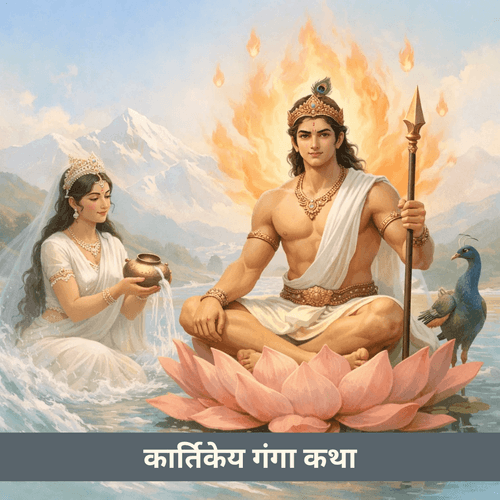 कार्तिकेय और गंगा: दिव्य ऊर्जा, संतुलन और मातृत्व की पवित्र कथा