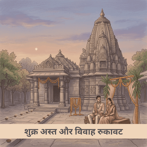 शुक्र अस्त विन्यास और विवाह रुकावट
