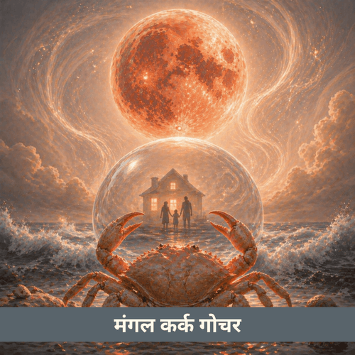 कर्क राशि में मंगल गोचर: भावनात्मक तीव्रता और सुरक्षा की चिंता