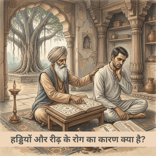 हड्डियों और रीढ़ के रोग का ज्योतिषीय कारण क्या है?