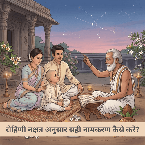 रोहिणी नक्षत्र अनुसार सही नामकरण कैसे करें?