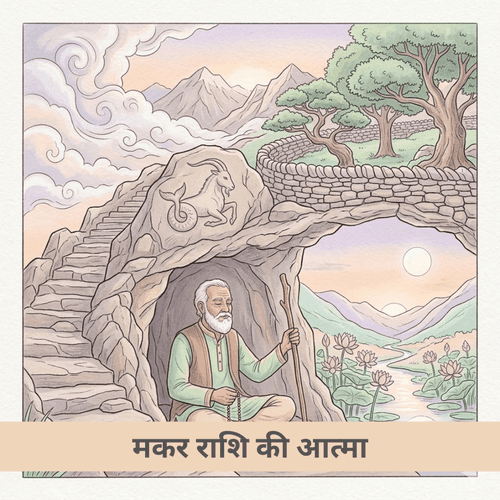 मकर राशि की आत्मा: संघर्ष, अनुशासन, मौन प्रेम और देर से खिलने वाली सफलता की गहराई