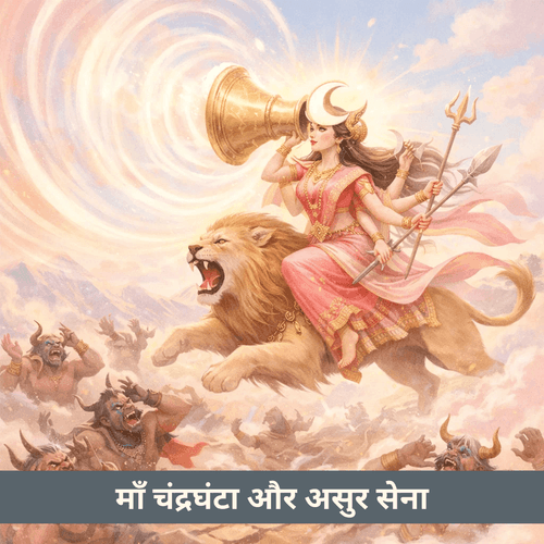 माँ चंद्रघंटा और असुर सेना का संहार