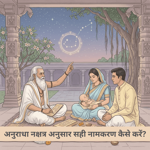 अनुराधा नक्षत्र अनुसार सही नामकरण कैसे करें?