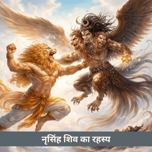 नरसिंह और शिव का सामना: शरभ और गण्डभेरुण्ड का गूढ़ अर्थ