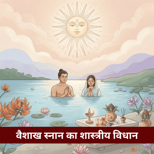 वैशाख स्नान का शास्त्रीय विधान: नदियों, सरोवरों में ब्रह्म मुहूर्त स्नान और पाप मुक्ति का संकल्प