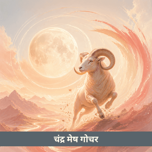 मेष राशि में चंद्र गोचर: मानसिक ऊर्जा का उदय