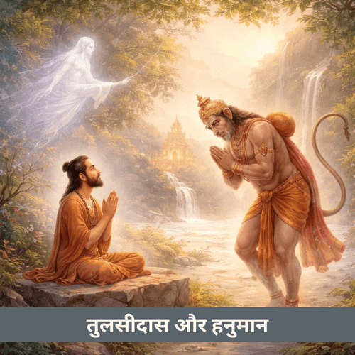 तुलसीदास और हनुमान की भेंट