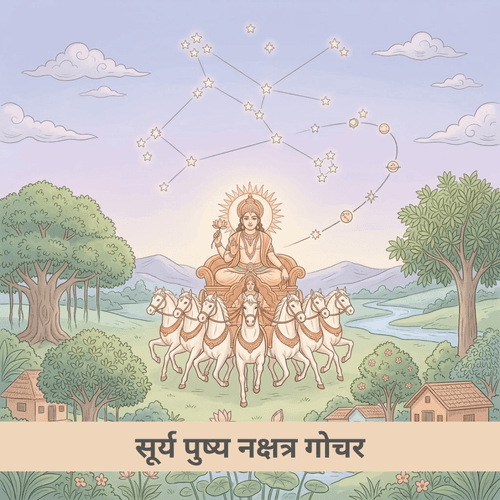 सूर्य पुष्य नक्षत्र गोचर