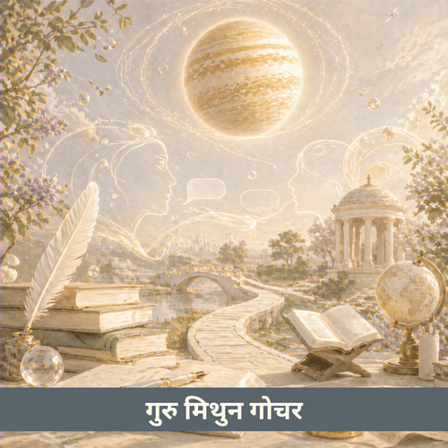 मिथुन राशि में गुरु का गोचर: बुद्धि, संचार और ज्ञान विस्तार का स्वर्ण समय