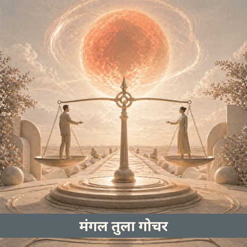तुला राशि में मंगल गोचर: संतुलन, कूटनीति और संबंधों का समय