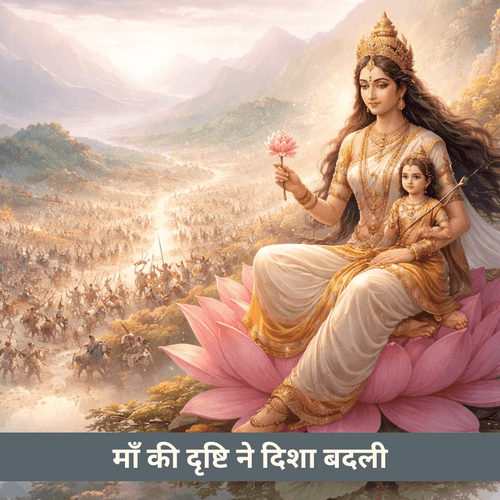 क्या माँ की दृष्टि ने देवताओं की पूरे युद्ध रणनीति बदल दी?