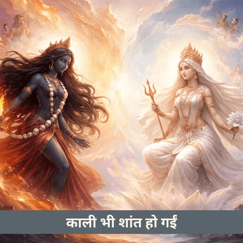वह दिन जब काली भी महागौरी के सामने शांत हो गईं और प्रचंड शक्ति को स्थिरता मिली