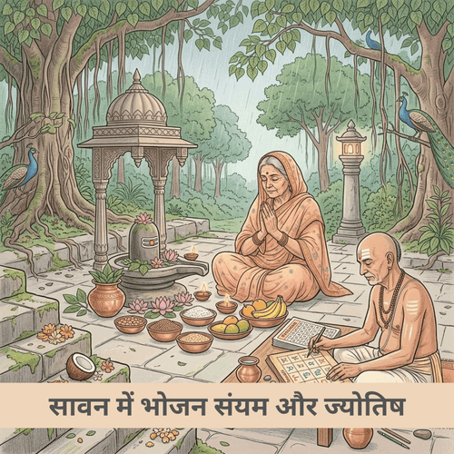 सावन में भोजन संयम और ज्योतिष