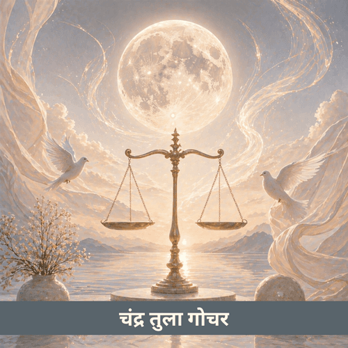 तुला राशि में चंद्र गोचर: संतुलन, सौहार्द और संबंधों का विकास