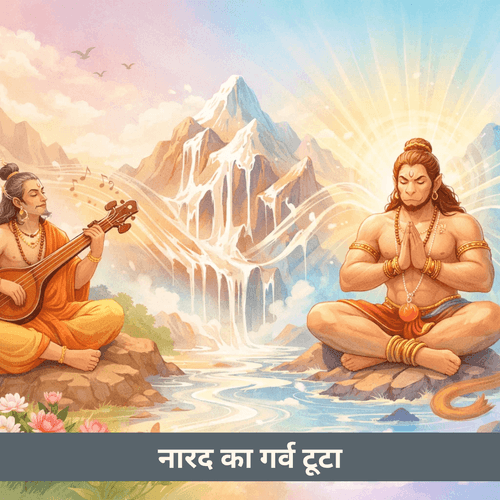 हनुमान ने नारद का अहंकार तोड़ा: भक्ति की ध्वनि जो पर्वतों को भी पिघला दे