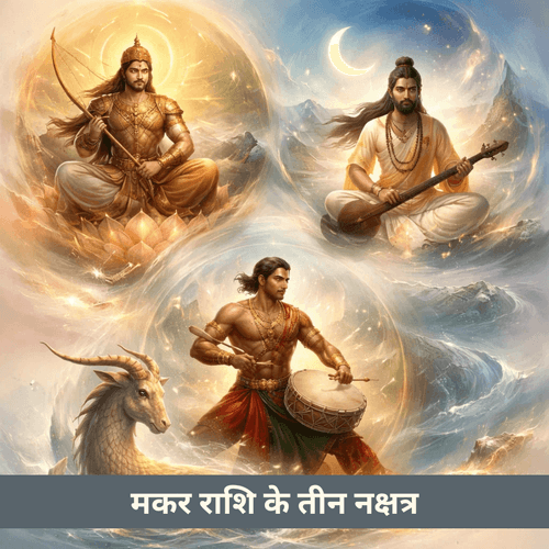 मकर राशि के तीन नक्षत्र: उत्तराषाढ़ा, श्रवण और धनिष्ठा का गहराई से अध्ययन