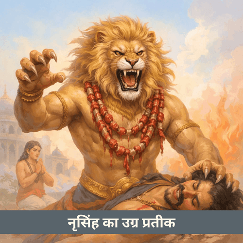 नरसिंह द्वारा आंतों की माला: प्रतीक, शक्ति और शुद्धिकरण का रहस्य