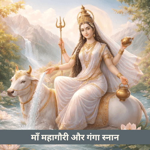 माँ महागौरी और गंगा स्नान की दिव्य कथा