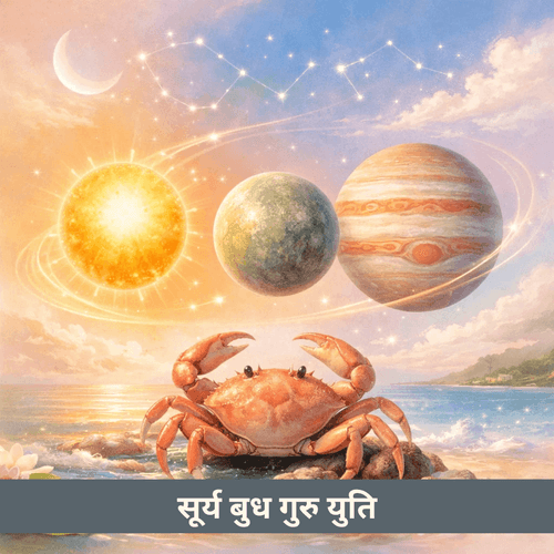 कर्क में सूर्य, बुध और बृहस्पति त्रिगुण संयोग