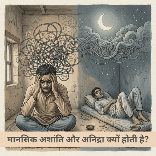 मानसिक अशांति और अनिद्रा क्यों होती है?