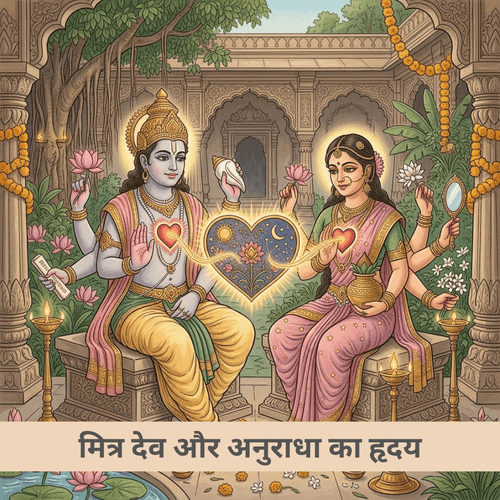 मित्र देव और अनुराधा का हृदय