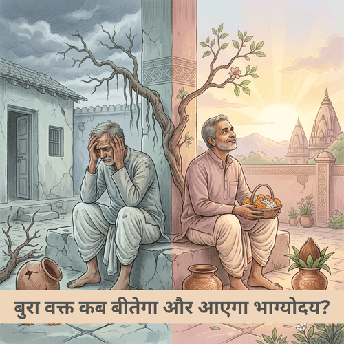 बुरा वक्त कब बीतेगा और आएगा भाग्योदय?
