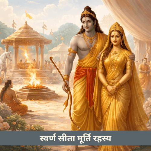 अश्वमेध यज्ञ में सीता की स्वर्ण प्रतिमा: प्रेम और मर्यादा का संतुलन