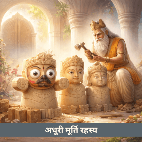 जगन्नाथ की अधूरी मूर्तियाँ क्यों: विश्वकर्मा की दिव्य शर्त