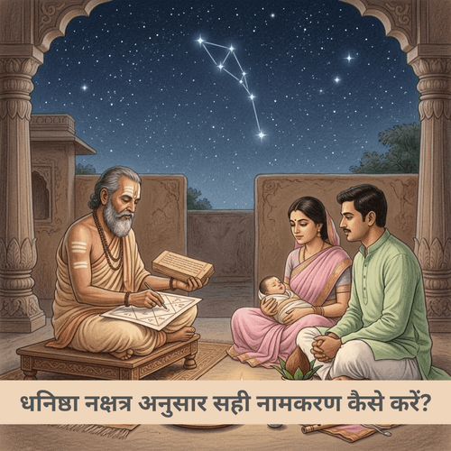 धनिष्ठा नक्षत्र अनुसार सही नामकरण कैसे करें?