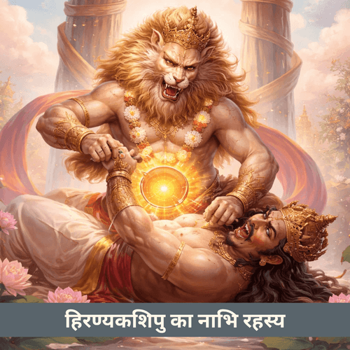 हिरण्यकशिपु की नाभि का रहस्य: अमृत, अहंकार और उसके अंत की कथा