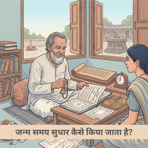 जन्म समय सुधार कैसे किया जाता है?