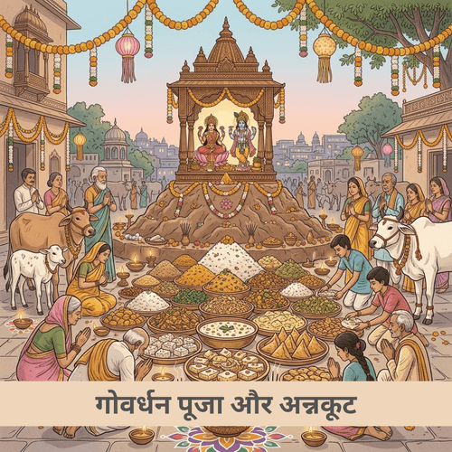 गोवर्धन पूजा और अन्नकूट