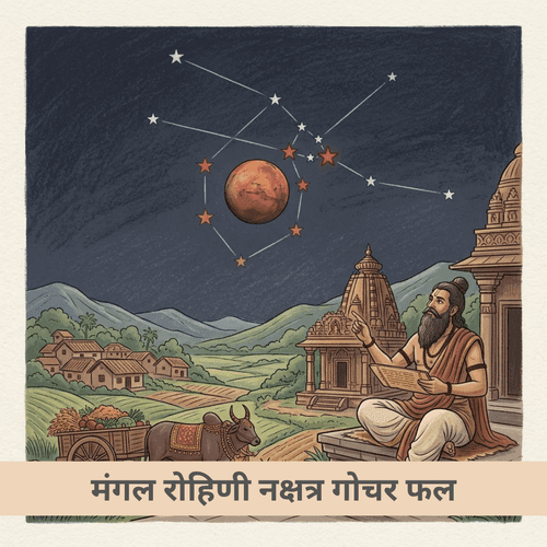 मंगल रोहिणी नक्षत्र गोचर फल