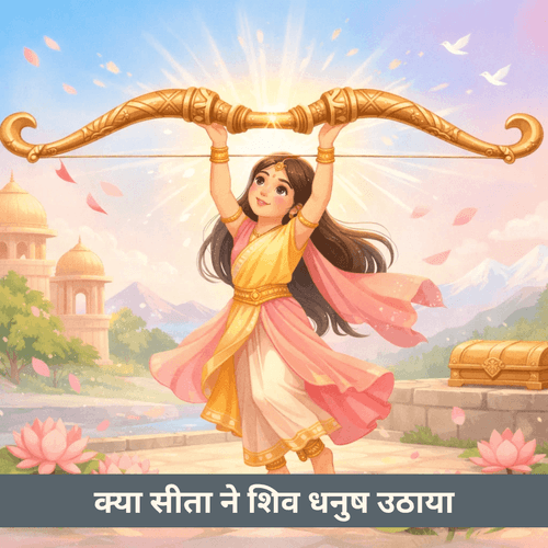 क्या बाल्यकाल में सीता ने शिव का धनुष उठाया: एक खेल में प्रकट हुई दिव्यता