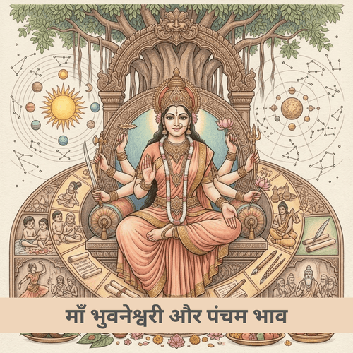 माँ भुवनेश्वरी और पंचम भाव: ब्रह्मांडीय चेतना का दिव्य स्वरूप