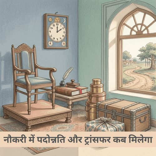 नौकरी में पदोन्नति और ट्रांसफर कब मिलेगा