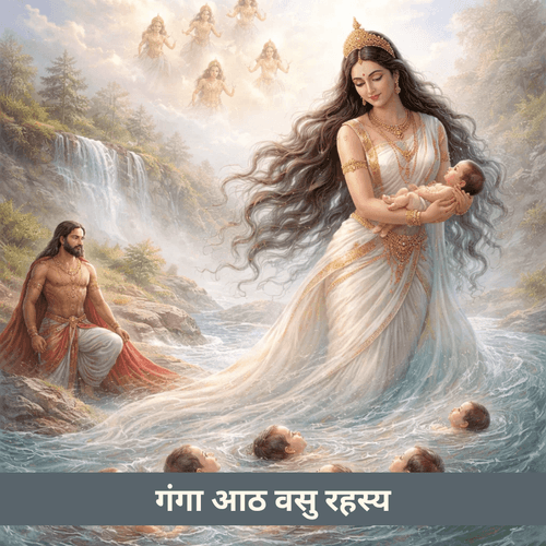 गंगा और आठ वसु: सात पुत्रों को नदी में क्यों प्रवाहित किया गया