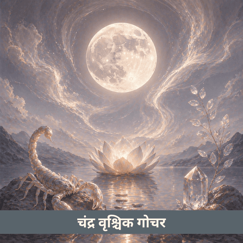 वृश्चिक राशि में चंद्र गोचर: भावनात्मक गहराई और आंतरिक परिवर्तन