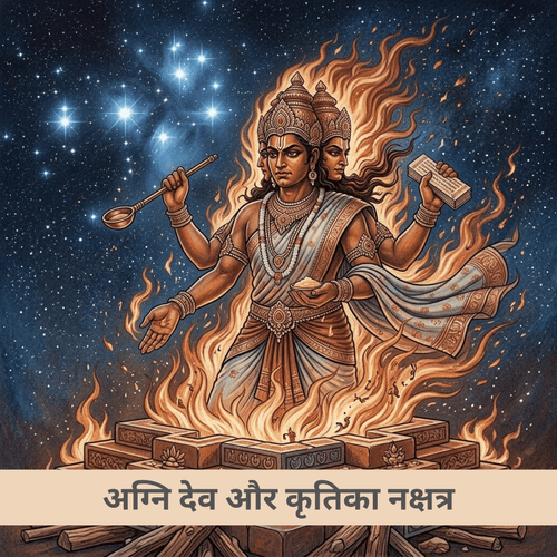 अग्नि देव और कृतिका नक्षत्र