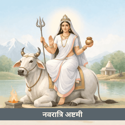 अष्टमी माँ महागौरी पूजा विधि और महत्व 2026