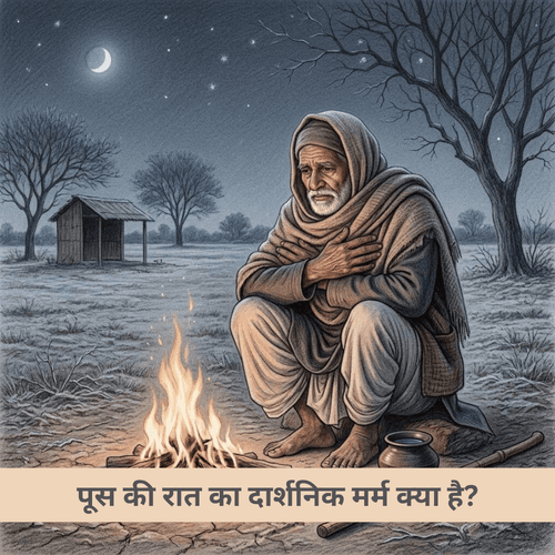 पूस की रात का दार्शनिक मर्म क्या है?