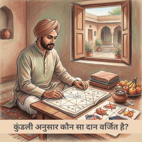 कुंडली अनुसार कौन सा दान वर्जित है?