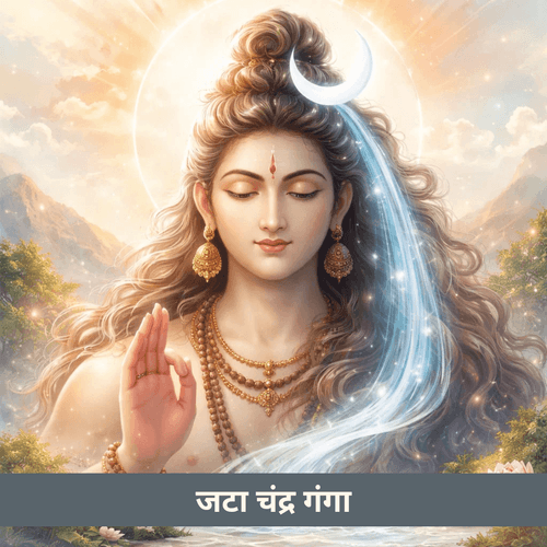 दक्षिणामूर्ति में चंद्रमा और गंगा: ज्ञान और शुद्धि का प्रतीक