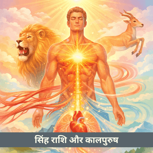 कालपुरुष में सिंह: हृदय, रीढ़ और जीवन ऊर्जा का प्रवाह