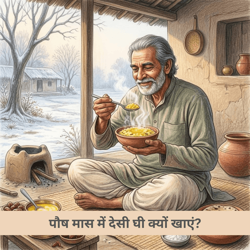पौष मास में देसी घी क्यों खाएं?