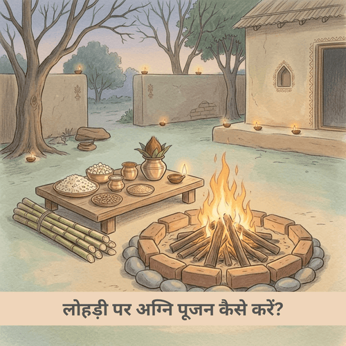 लोहड़ी पर अग्नि पूजन कैसे करें?