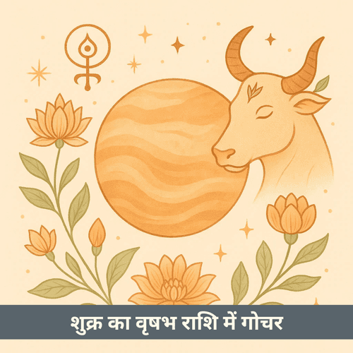 2025 में वृषभ राशि में शुक्र का गोचर