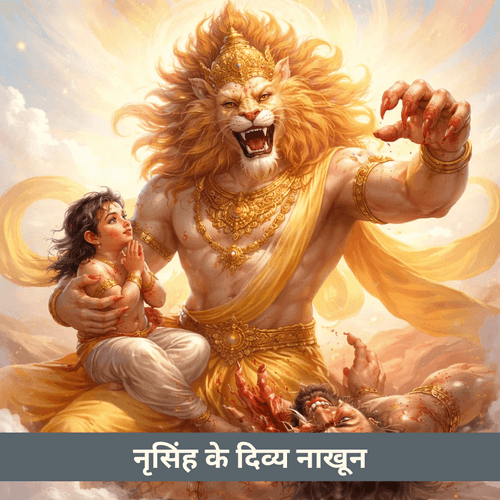 नरसिंह के नख: शक्ति और करुणा का अद्भुत संतुलन