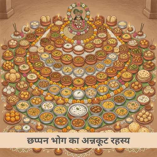 छप्पन भोग का अन्नकूट रहस्य
